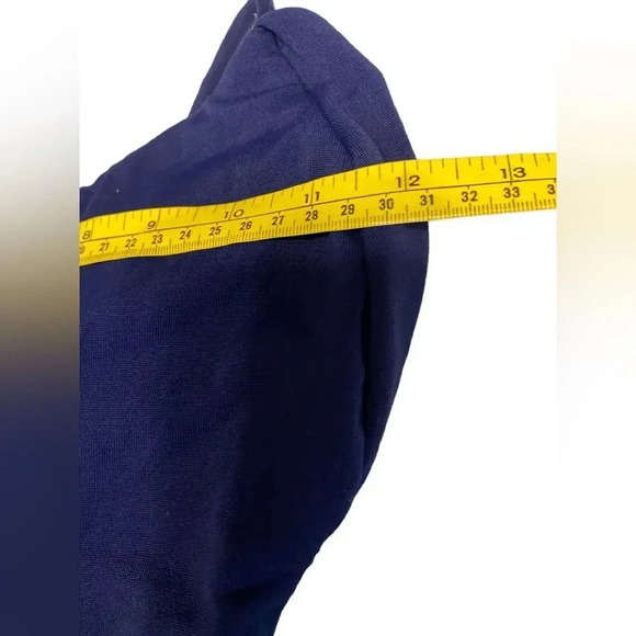 Susana Monaco Blue Jersey Jumpsuit - Picture 7 of 8